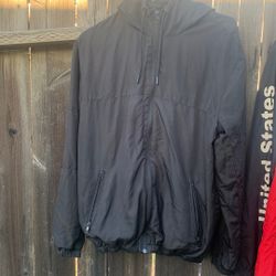 Black Windbreaker 