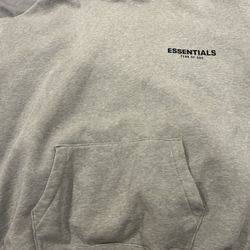 Oatmeal Grey Essentials  Hoodie