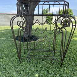 Wrought Iron Wine Rack
