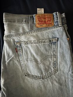 New Levi's 550 42x32 light blue jeans