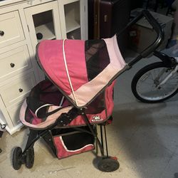 Top Paw Pink Pet Stroller Used In Good Condition 
