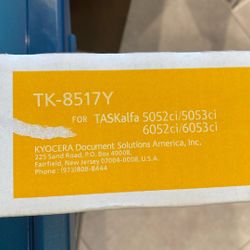 Keyocera TK-8517Y Yellow Toner Cartridge Printer Ink Brand New