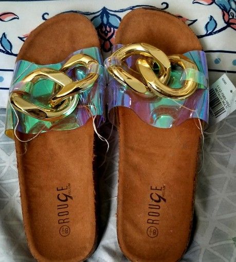 Comfy and Glamorous sandals.