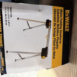 NEW TOOL DEWALT  METAL FOLDING SAWHORSE