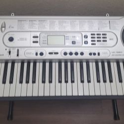 Casio Electric Keyboard with Lighted Keys LK-46 61 Key Full-Size