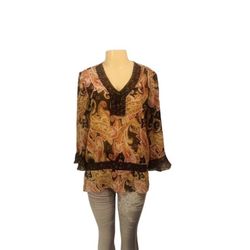 Jones New York Sz M Women Blouse