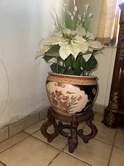 large chinese bowl With Stand 