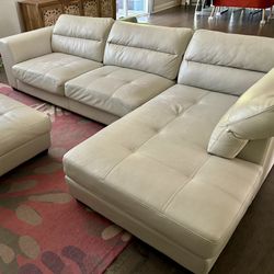 3 Seat Sectional Sofa (Faux Leather)