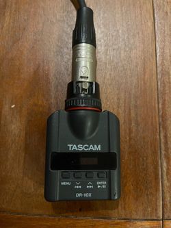 TASCAM DR-10X Micro XLR Plug-On Recorder