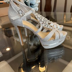 Rhinestone Platform Dress Shoe