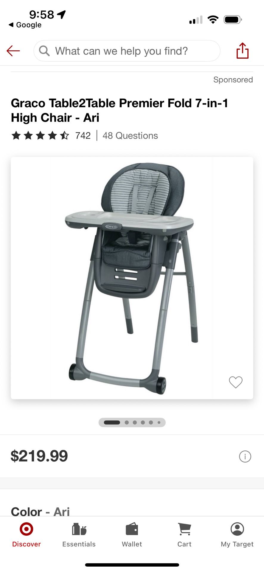 Graco High Chair