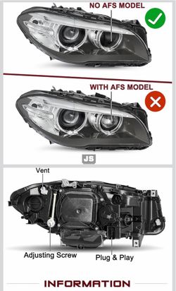Headlights Xenon left side for BMW 2014 -2017