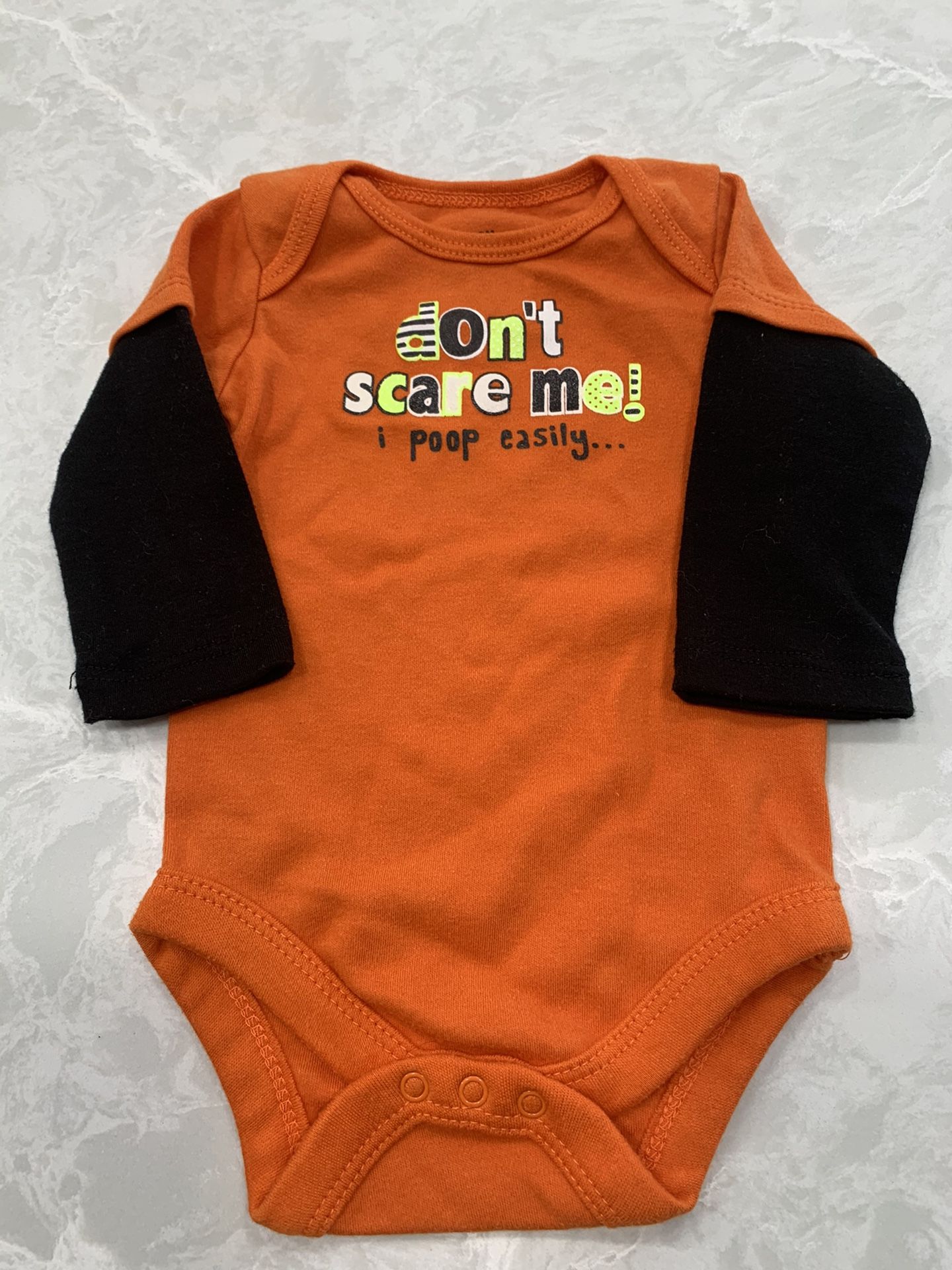 Infant Halloween themed onesie size 0-3M
