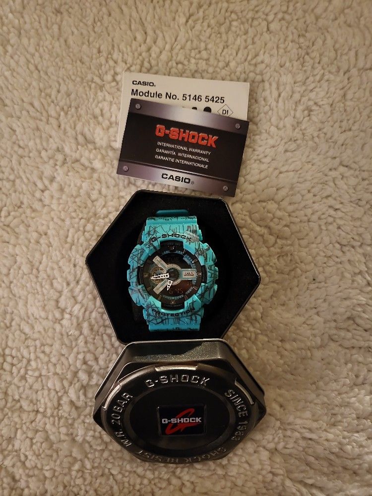 G-Shock Teal Splash GA-110GB  .Module# 5146