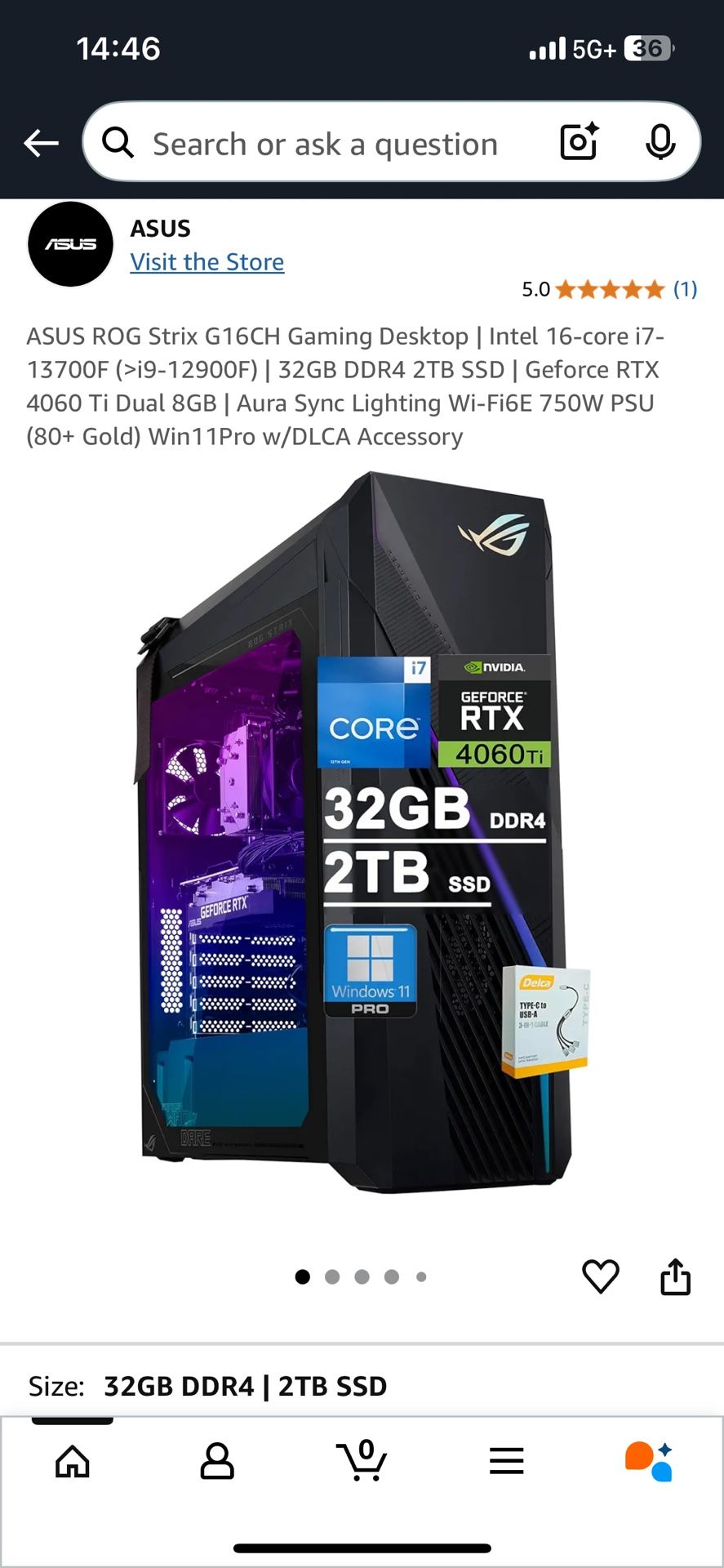 Asus Rog Strix Gaming Pc