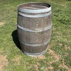 French oak wine barrel