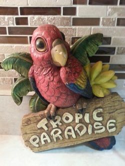 Macaw Plaque 12in. X 12in.