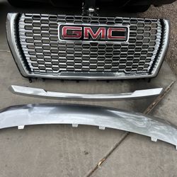 22-24 GMC Grille, Hood Trim, Brush Guard