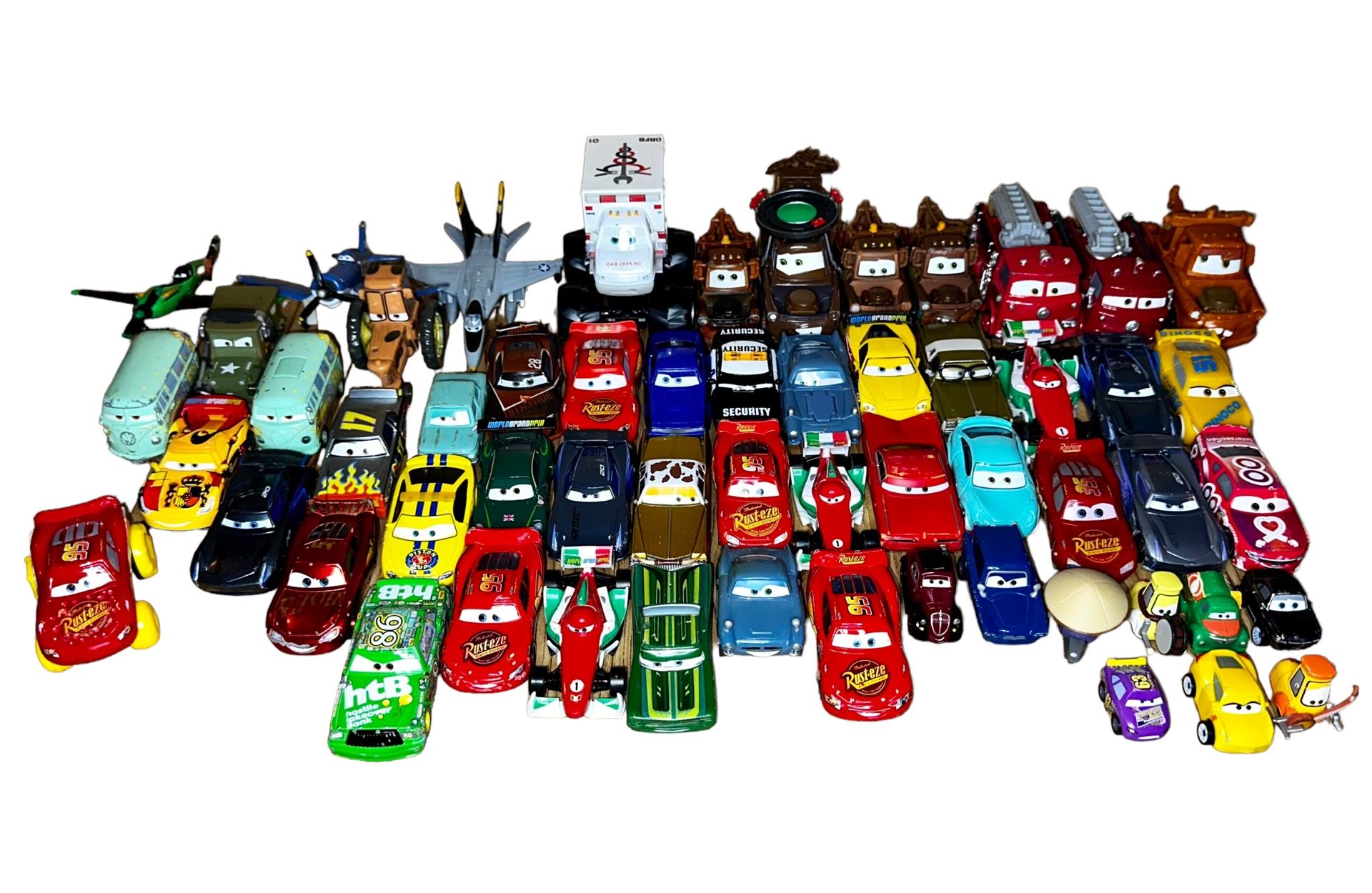 Mattel Disney Pixar Cars Lot of 70 Vehicles