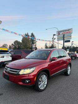Volkswagen Tiguan SUV Red