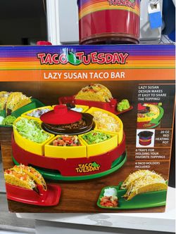 Taco Tuesday Lazy Susan Taco Bar