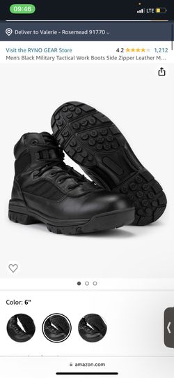 Security Boots Size 8