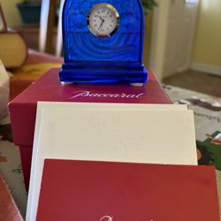 Baccarat Table Clock
