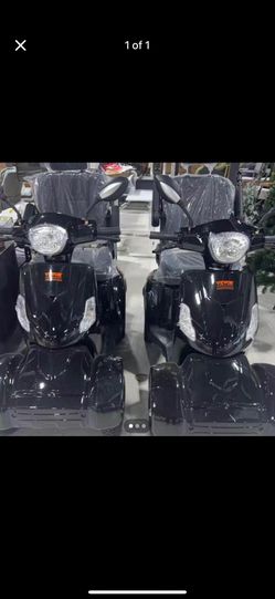 4-wheel scooters, 500 pounds capacity,31 miles 3-speed long-rang