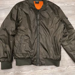 Bomber Puffer Jacket Size Small 