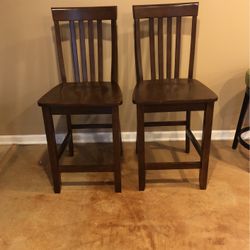 Table Height Wooden Chairs