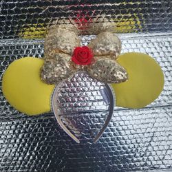 Princess Belle Beauty And The Beast Disney Mickey Ears