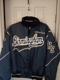 Men's Custom Victory Athletic Snap-front Warm Fleece-lined Baseball Varsity Jacket 