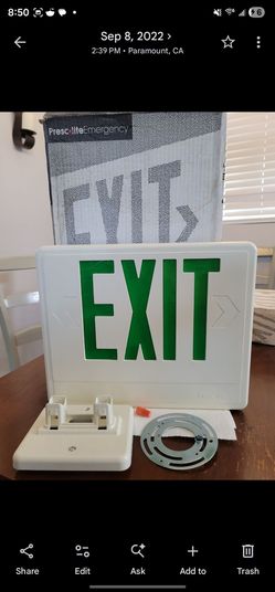 EXIT signs