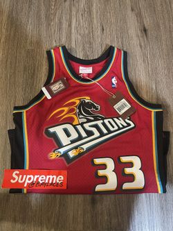 Grant Hill Detroit Pistons 1999-00 Mitchell & Ness Swingman Jersey- Medium