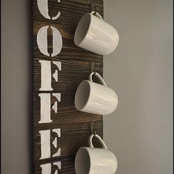 Wall Mounted Coffee Mug Holder ☕️