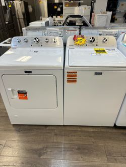 Maytag Top Load Washer & Dryer Set Take It Home In Payments Please Read Description