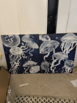 Jelly Fish Paintings
