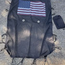 Jeep Bikini Top Screen American Flag