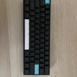 60% gaming keyboard with blue switches