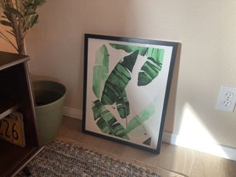 Framed Leaf Print By Society 6