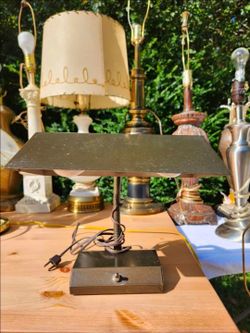 Industrial Art Deco Style Mid Century Metal Task / Desk Lamp / Light