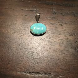 Rare Earth Gallery Turquoise & Sterling Silver Pendant 
