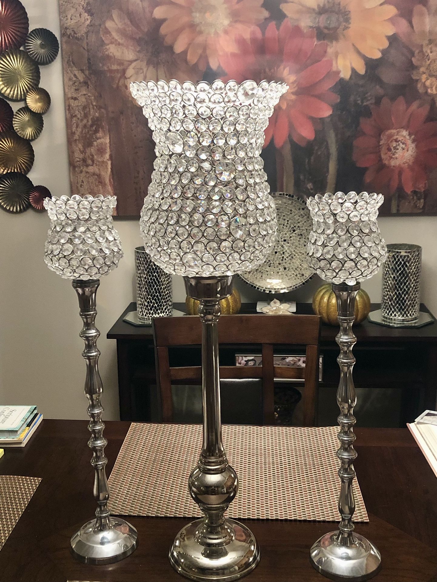 Stunning Crystal Candle Holders! NEW *starting at $35