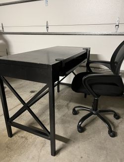Sturdy Desk w/ Chair