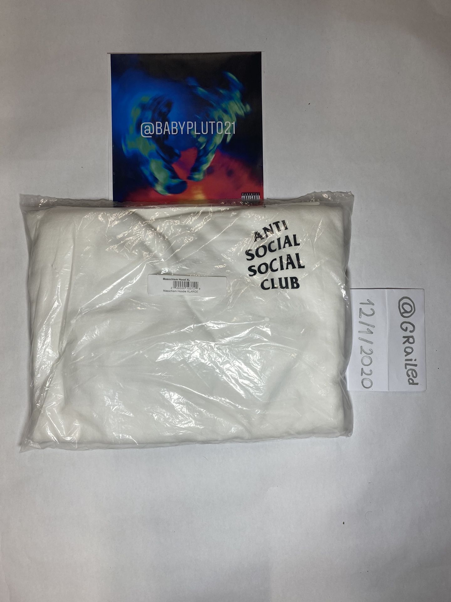 Anti Social Social Club “Masochism” White XL