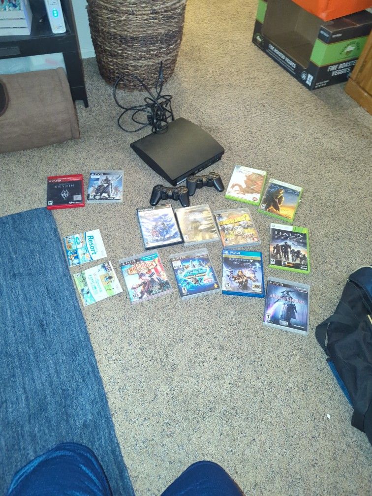 Ps3 Playstation 3 And Various Games
