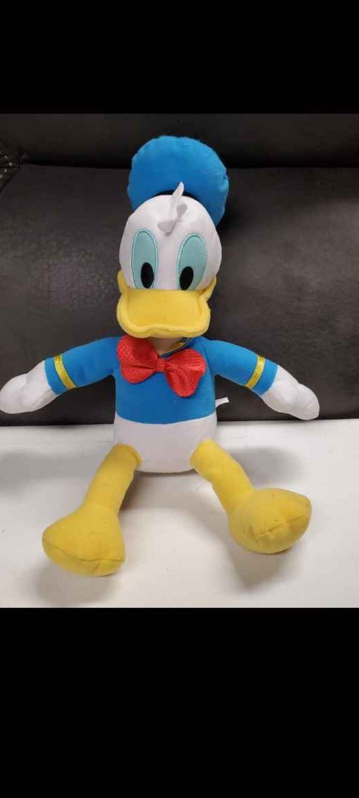 Kohls Cares Disney Donald Duck Plush 90 Years of Mickey Stuffed Animal Red Bowtie Soft Toy 12"
