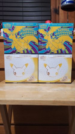 POKEMON SEALED ETB LOT 2 ASCENDED AND 2  30TH CELEBRATIONS NO TRADES