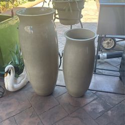 Two  Vases / Pots For Plants 