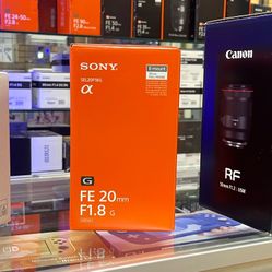 Sony FE 20mm F1.8 